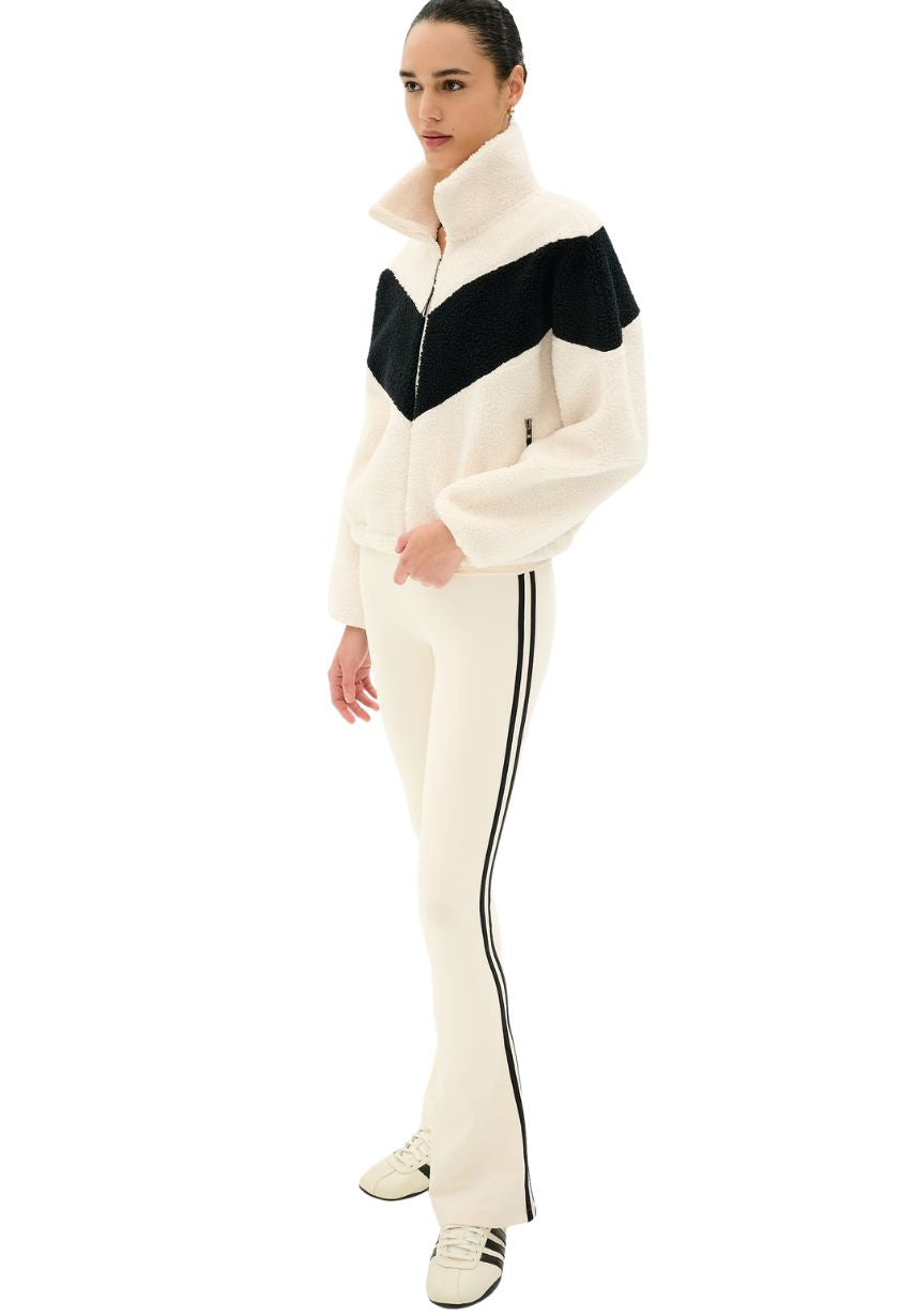 Lottie Chevron Sherpa Full Zip Jacket