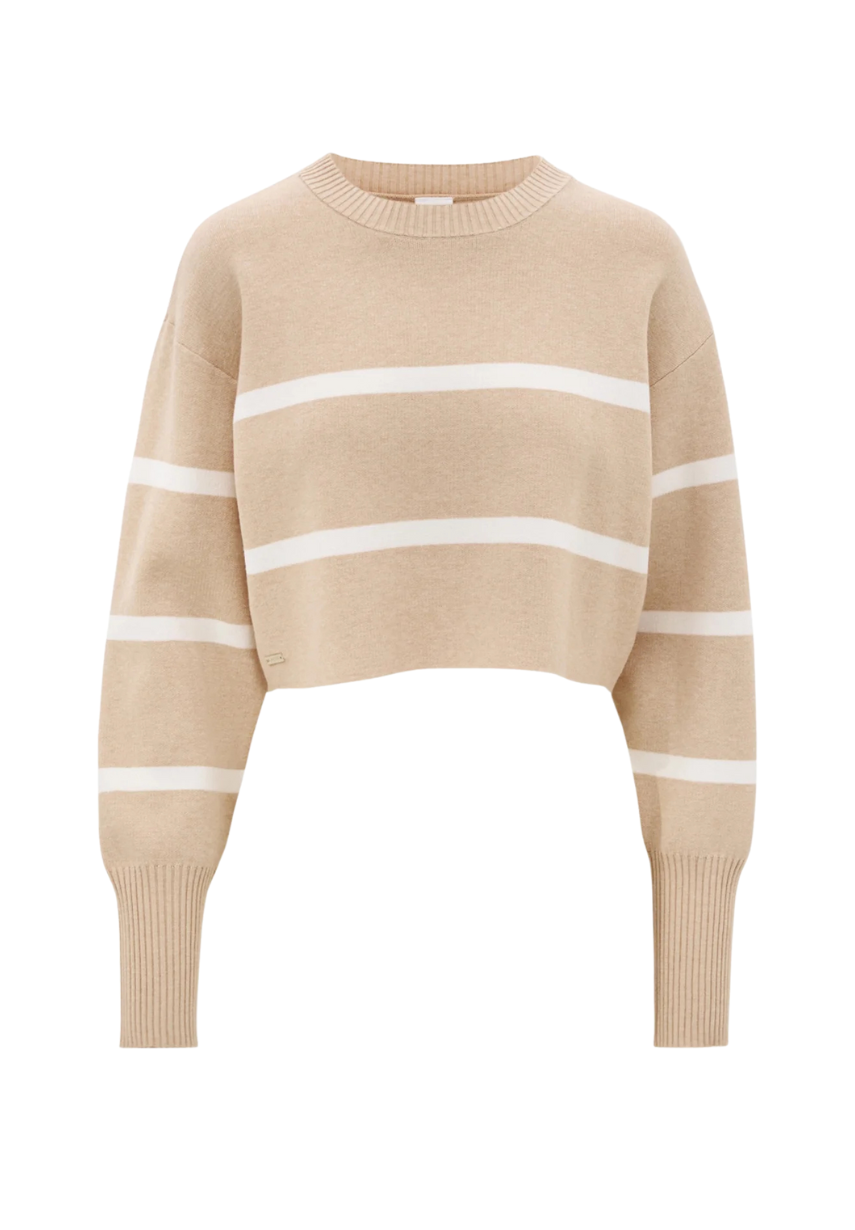 Olly Cropped Stripe Sweater