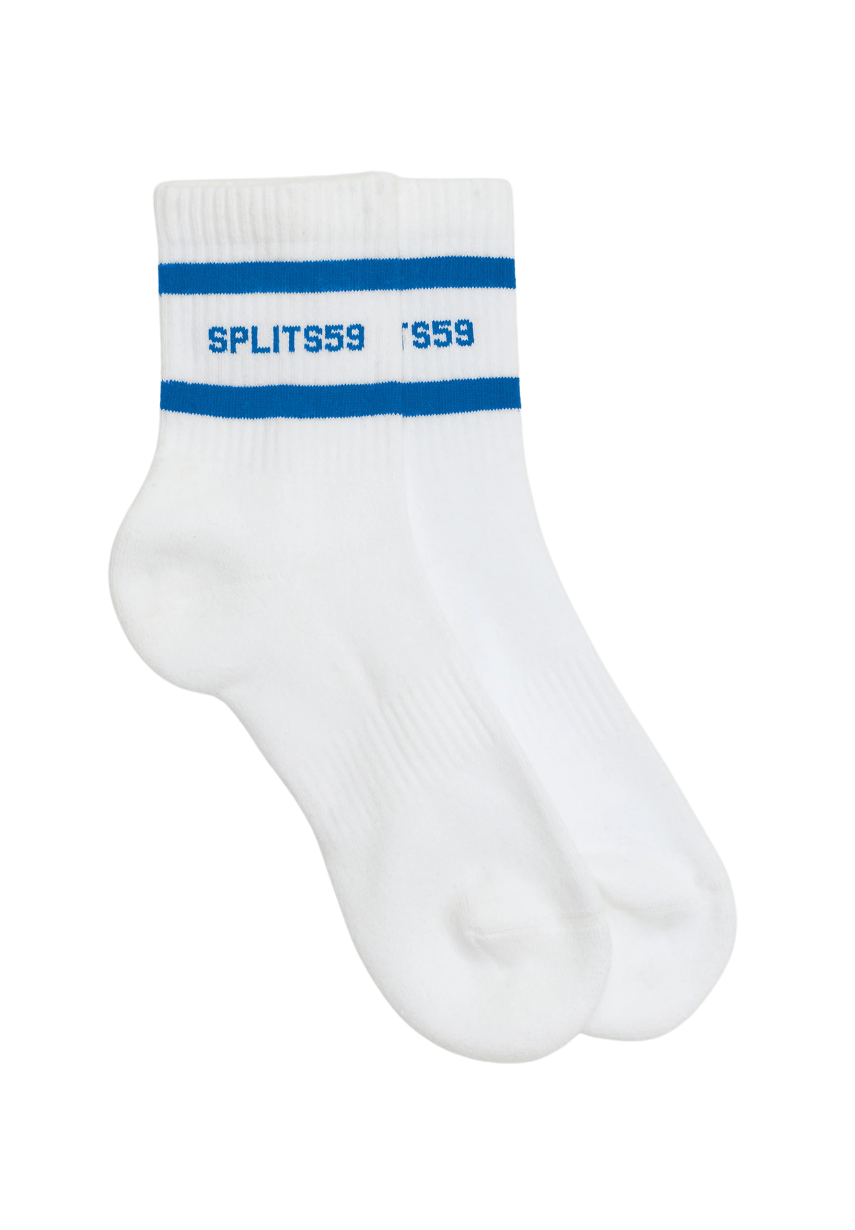 Logo Stripe Quarter Socks