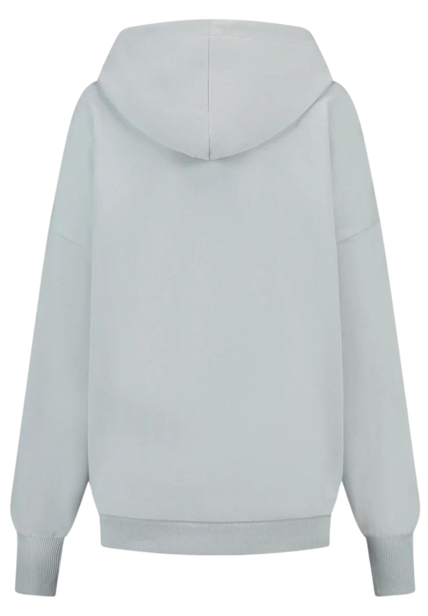 Zoya Zip Up Hoodie ZIP UP HOODIE - pearl blue