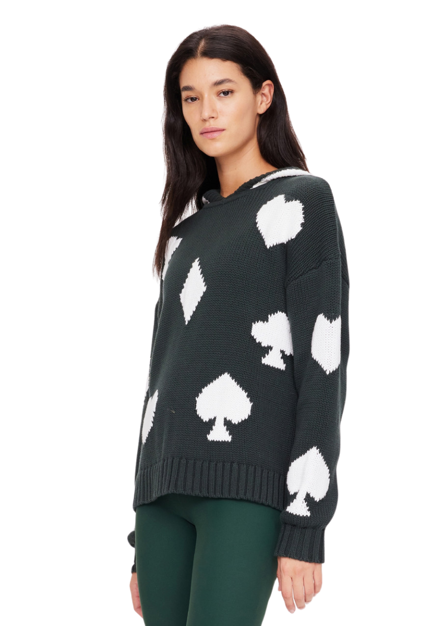 Ace of Hearts Abbey Knit Hoodie