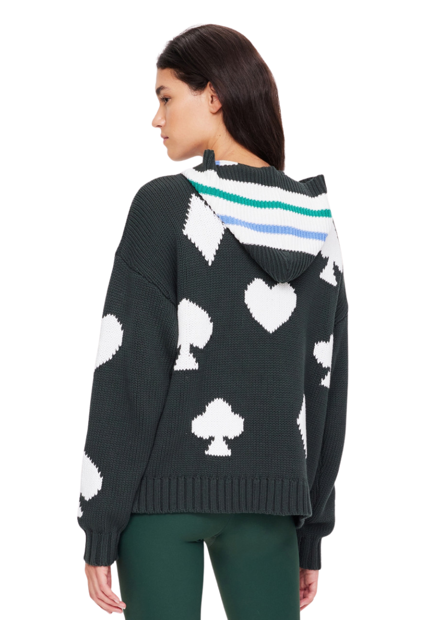 Ace of Hearts Abbey Knit Hoodie