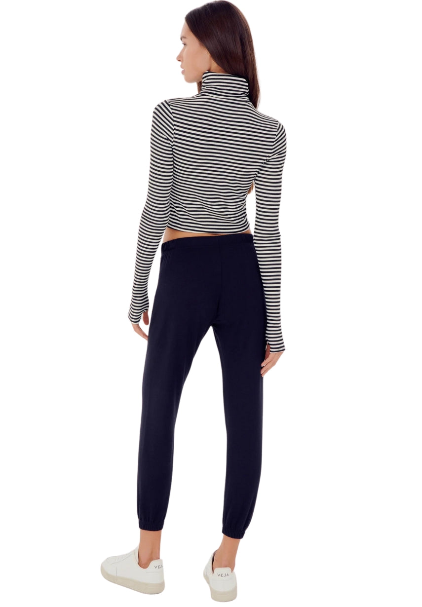 Jackson Rib Cropped Turtleneck