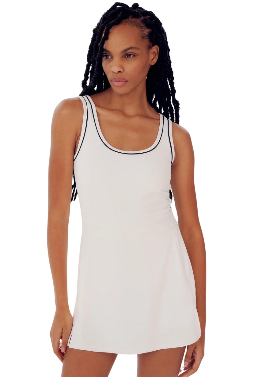 fitness dress for women Martina Rigor Dress with Piping – District Fitness