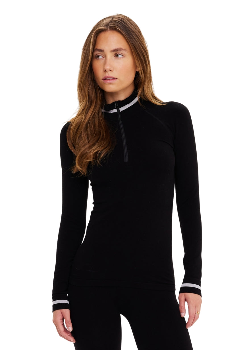 Wool Seamless Base Quarter Zip