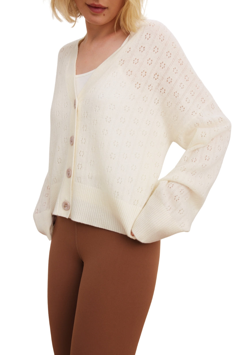 Carli Pointelle Cardi