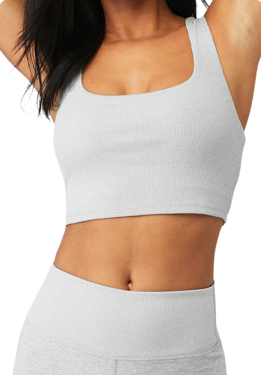 Alo Soft Ribbed Chic Bra Tank – District Fitness