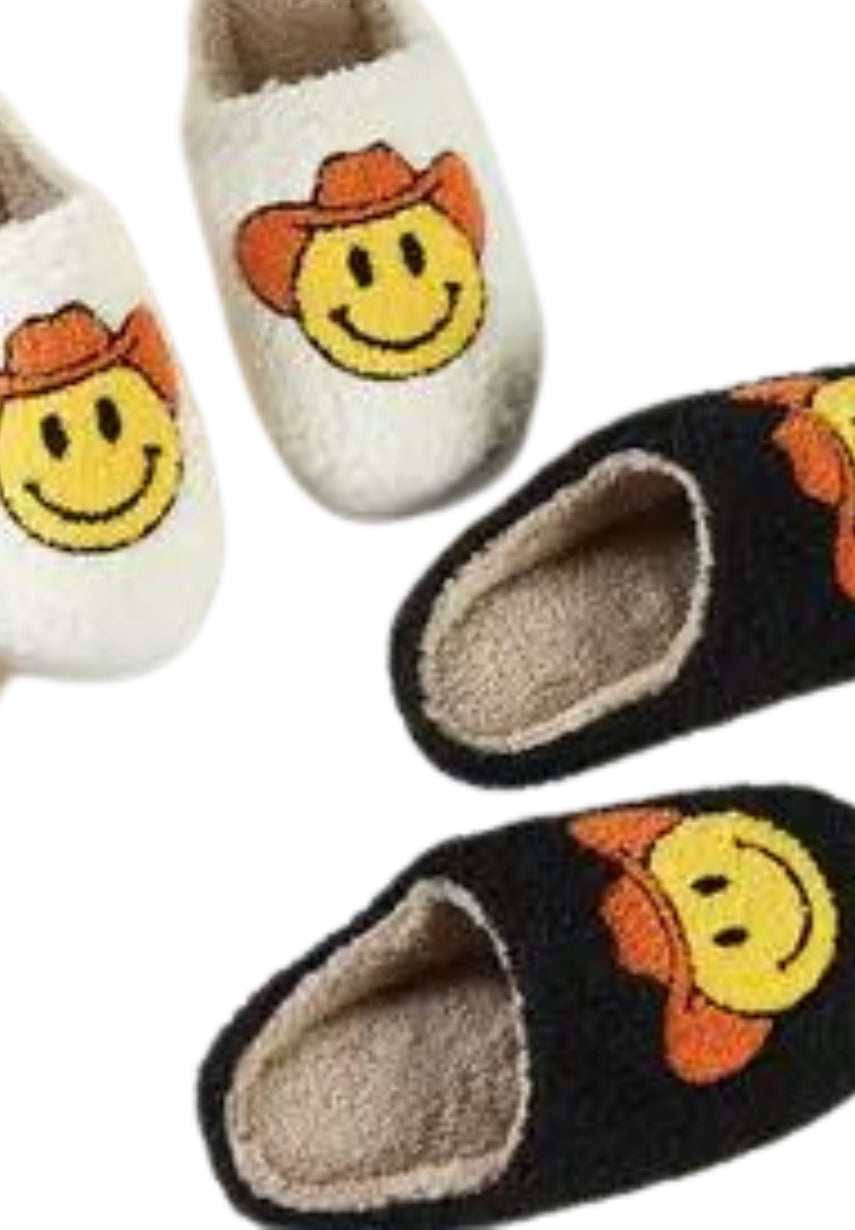 Cowgirl Emoji Slippers